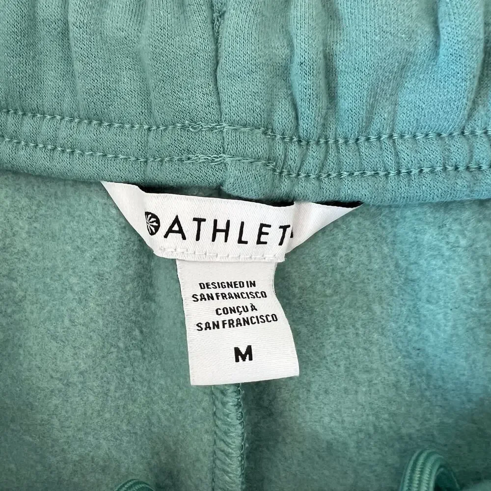 ATHLETA Women's Forever Fleece High Rise Jogger Size M In Juniper Green